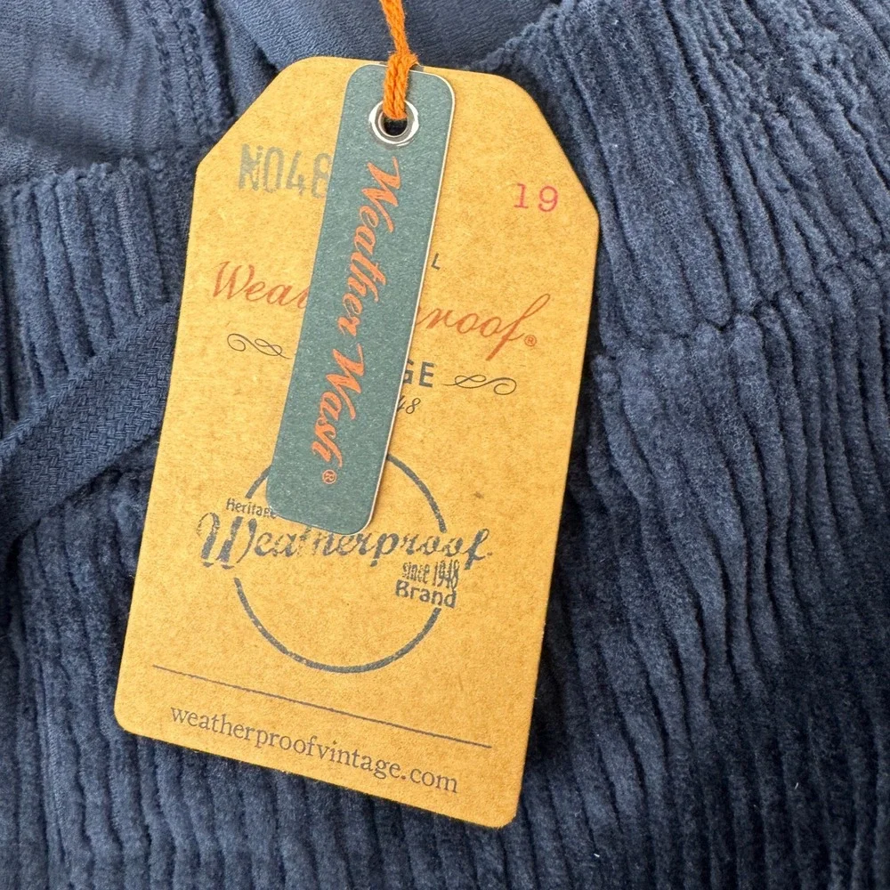 Weatherproof Vintage Mens Navy Blue Wide Corduroy Pants XXL F2421092ME New‎